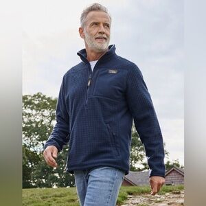 L.L.Bean Men’s Mountain Classic Windproof Fleece Quarter-Zip Jacket